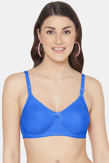 Buy Tweens Single Layered Non Wired Full Coverage T-Shirt Bra - Royal Blue